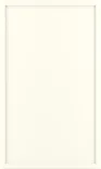 Waypoint 580 door sample in Painted Vanilla