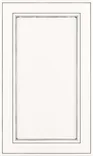 Waypoint 750 door sample in Painted Pewter Glaze