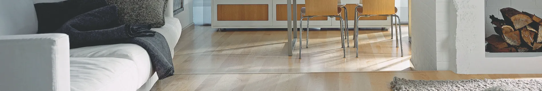 Heated flooring room scene